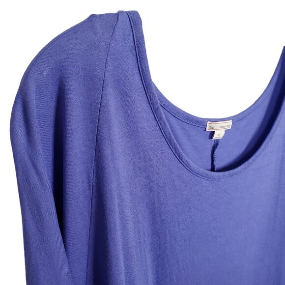 Gap Women’s XL Tunic Top Relaxed Fit Hi Lo Hem Oversized Slouchy Stretch Casual - Picture 5 of 7